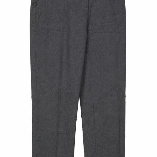Preworn Womens Grey  Rayon Trousers  Size 34 L28 in