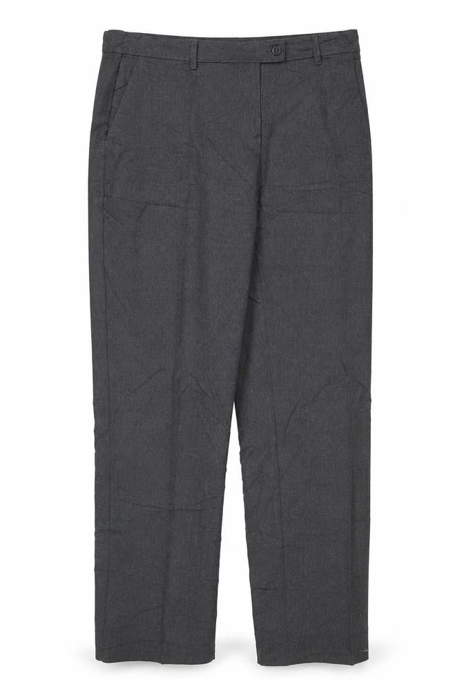 Preworn Womens Grey  Rayon Trousers  Size 34 L28 in