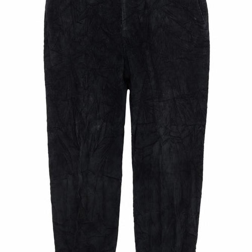 Preworn Womens Black   Trousers  Size 32 L29 in