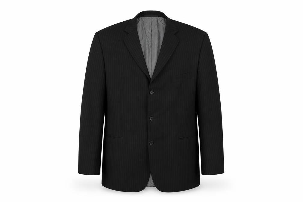 Front view of Marks & Spencer men’s grey jacket, size L