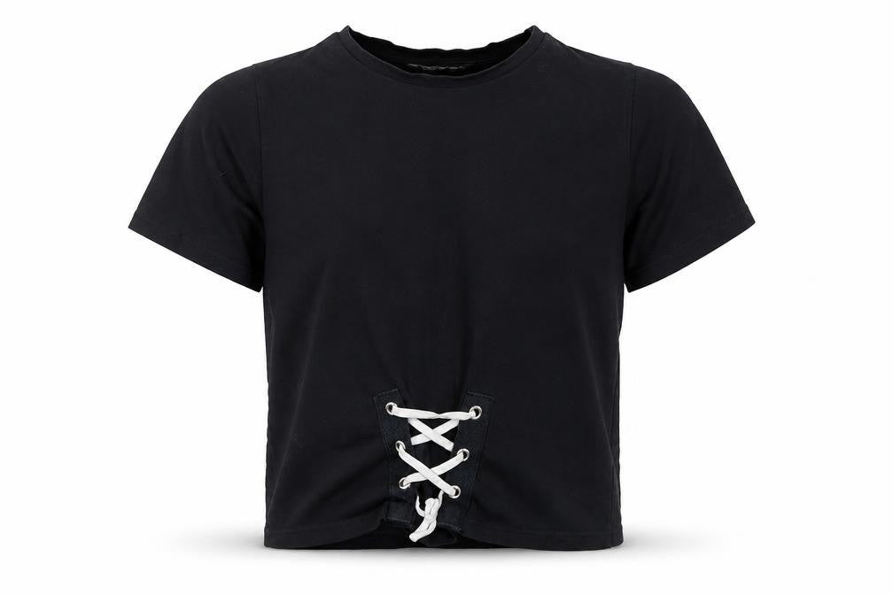 Candy Girls Black   Basic T-Shirt Size 9 Years
