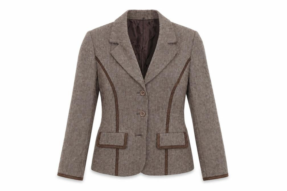 Adini Womens Brown   Jacket Blazer Size S