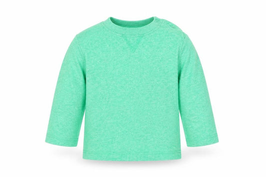 Front view of F&F Baby Green jumper, size 3-6, Months