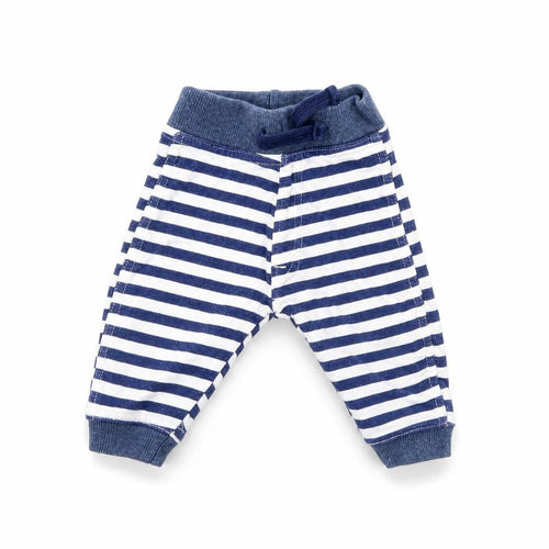 Lily & dan Baby Blue Striped  Sweatpants Trousers Size 0-3 Months