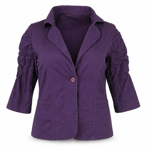 Elliza donatein Womens Purple   Jacket Coatigan Size L