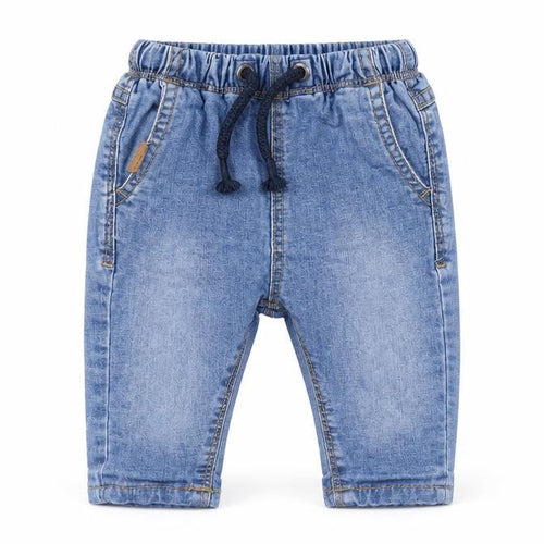 NEXT Baby Blue   Capri Jeans Size 3-6 Months  - TIE UP WAIST
