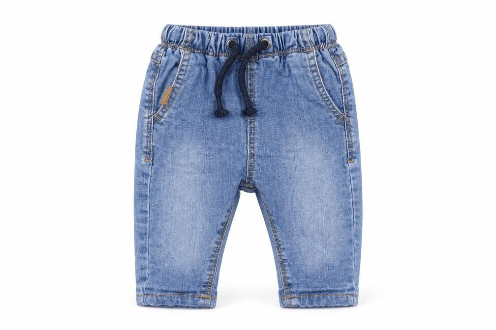 NEXT Baby Blue   Capri Jeans Size 3-6 Months  - TIE UP WAIST