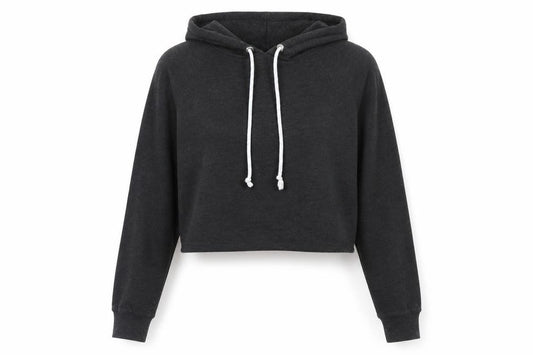 Front view of Divided women’s grey pullover hoodie, size S