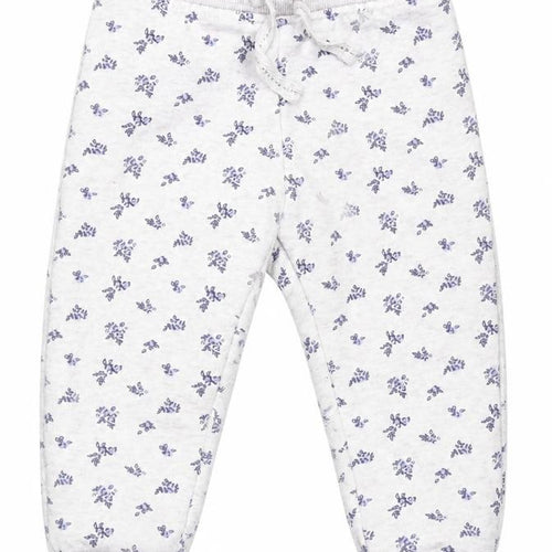 Primark Baby Grey Floral   Pyjama Pants Size 9-12 Months