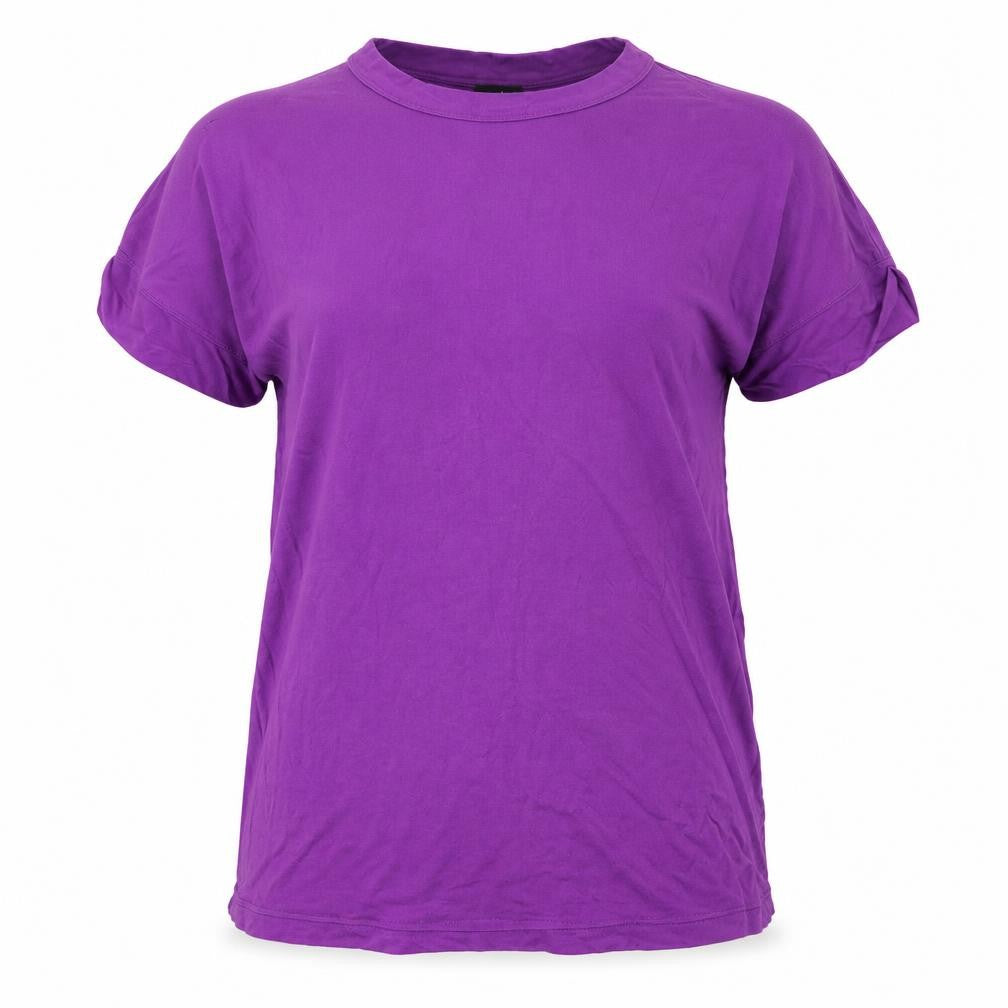 Front view of Next women’s purple basic t-shirt, size UK 10