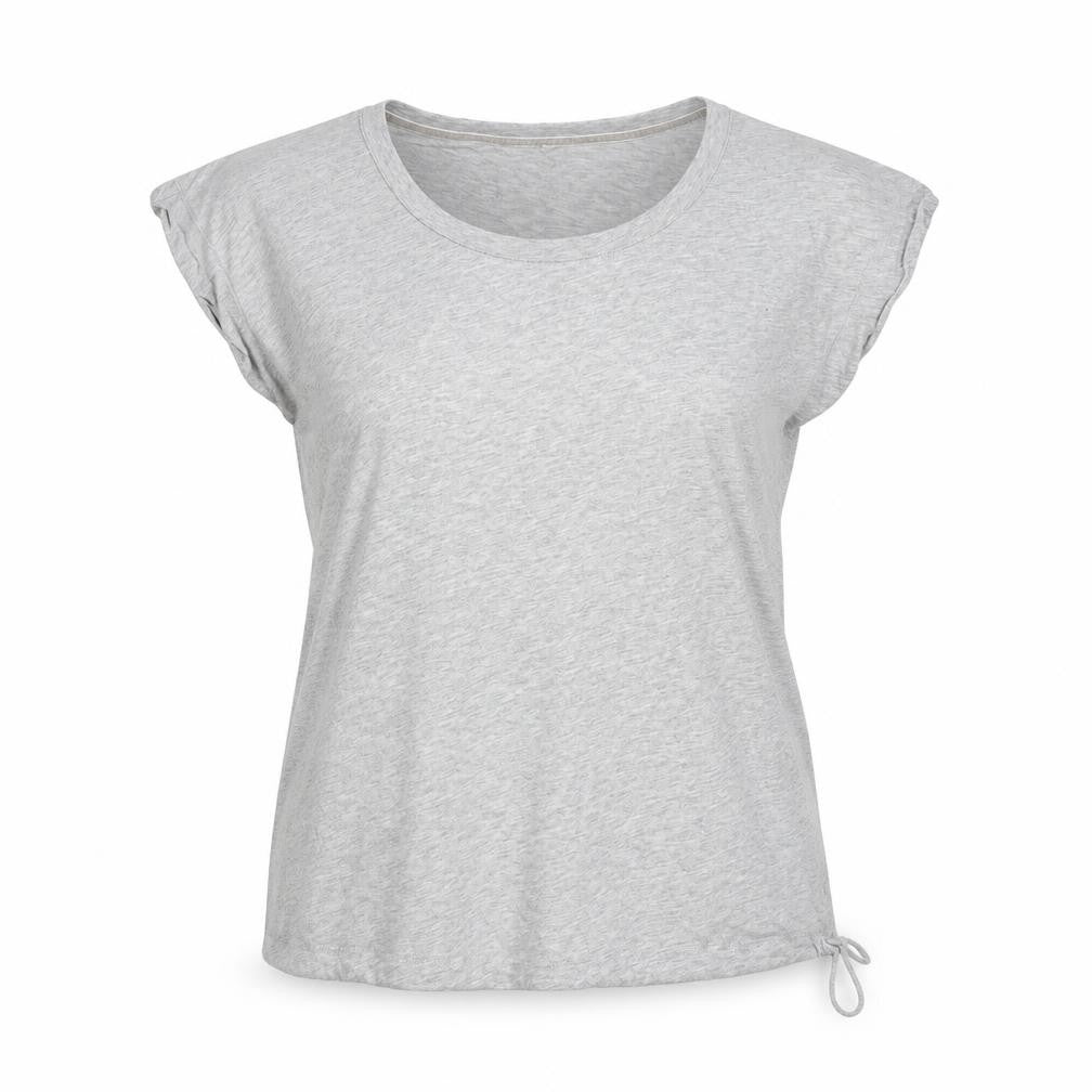 Front view of Next women’s grey basic t-shirt, size UK 12