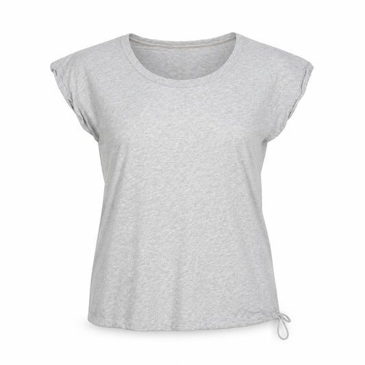 Front view of Next women’s grey basic t-shirt, size UK 12