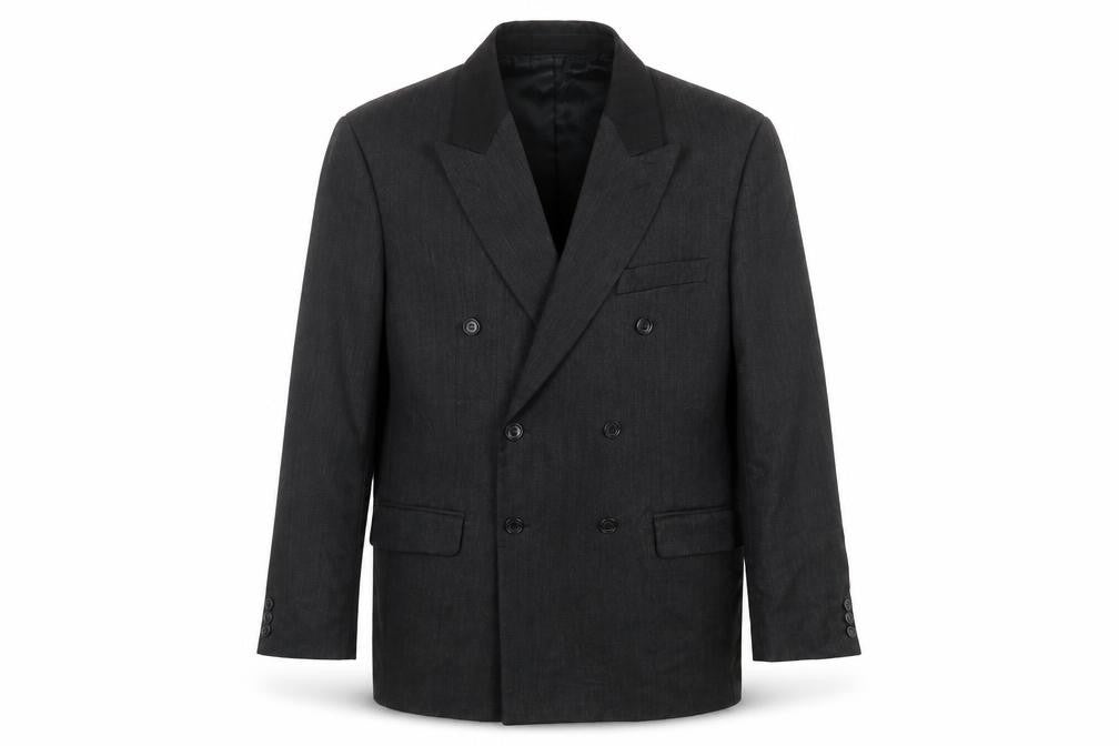 Front view of Horne Brothers men’s grey jacket suit jacket, size 40