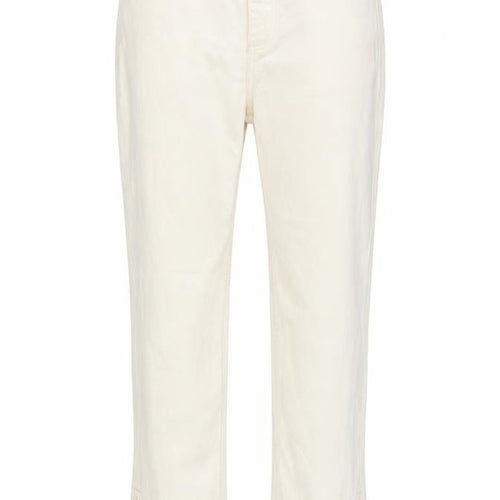 DenimCo Womens Ivory  Denim Straight Jeans Size 8 L30 in