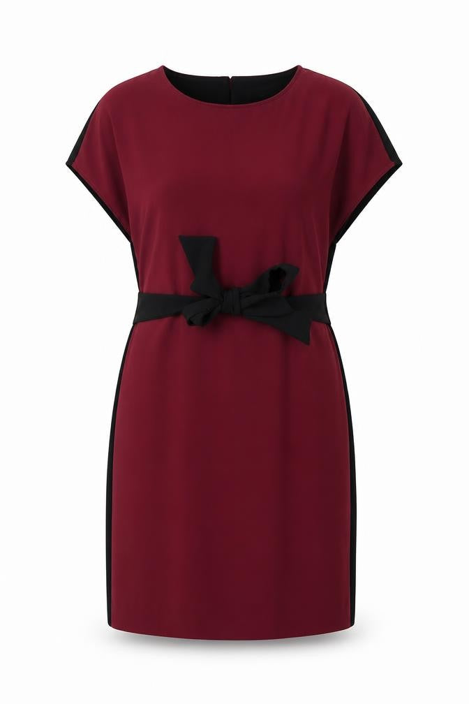 Front view of Next women’s purple a-line, size UK 14