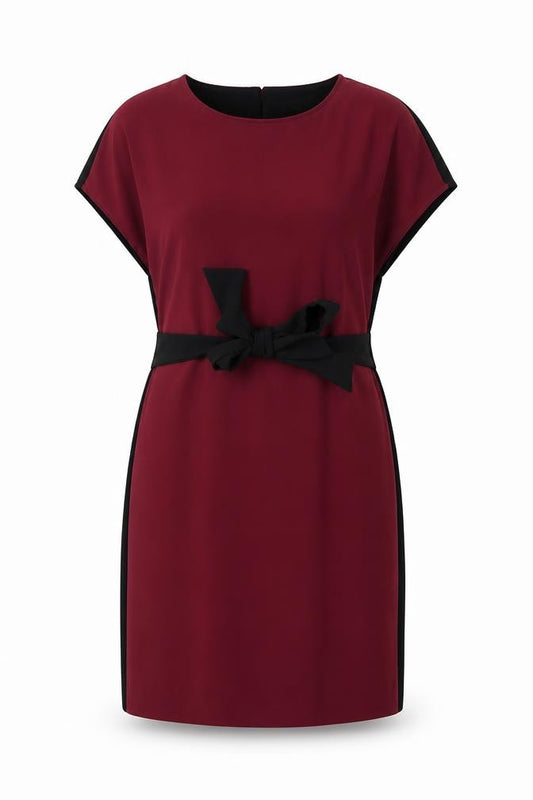 Front view of Next women’s purple a-line, size UK 14