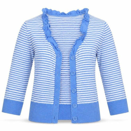 Red Herring Womens Multicoloured Striped  Cardigan Jumper Size 12