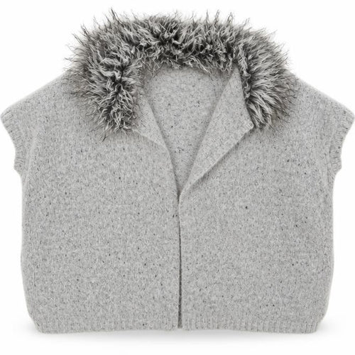 Primark Girls Grey   Cardigan Jumper Size 6-7 Years