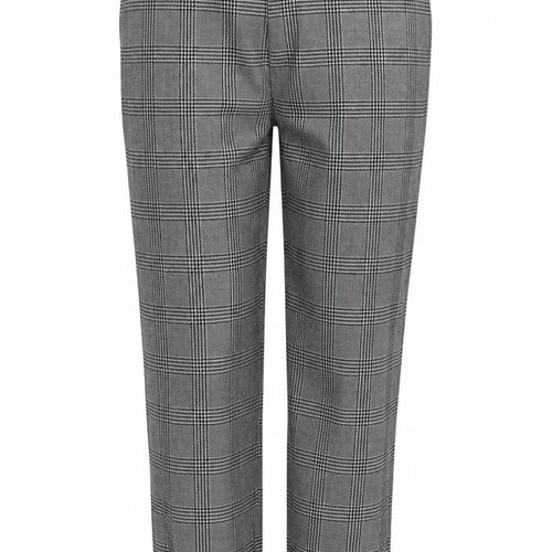 Mango Womens Black Check  Trousers  Size 32 L26 in