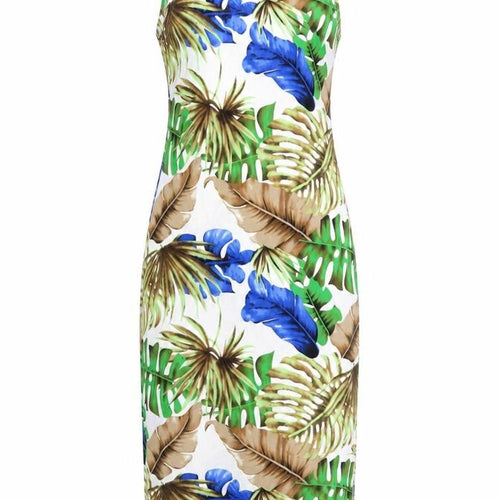 Brave Soul Womens Multicoloured Floral  Pencil Dress  Size M