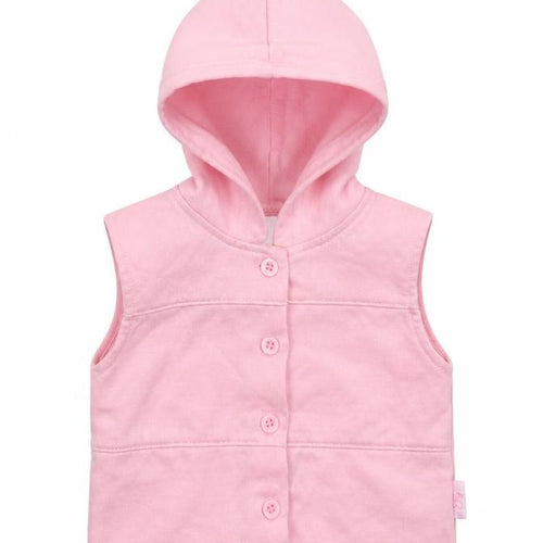 Mini Chic Girls Pink   Gilet Jacket Size 0-3 Months