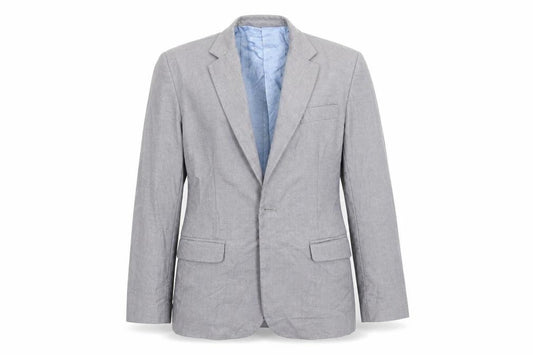 Front view of Paisley Sky women’s grey jacket suit jacket, size UK 10