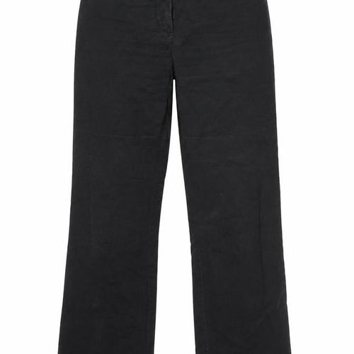 Marks & spencer Womens Black  Denim Straight Jeans Size 8 L30 in