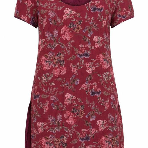 Preworn Womens Purple Floral  Fit & Flare  Size 12