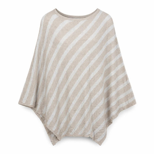 Eredi Pisano Womens Brown Striped  Shrug Jumper Size L