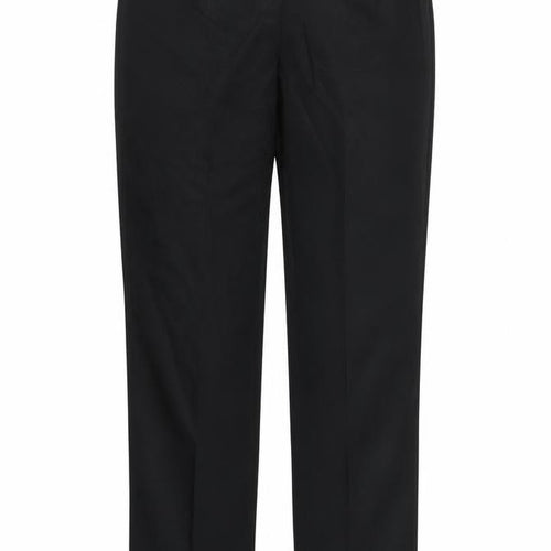 m&s Womens Black   Trousers  Size 12 L27 in