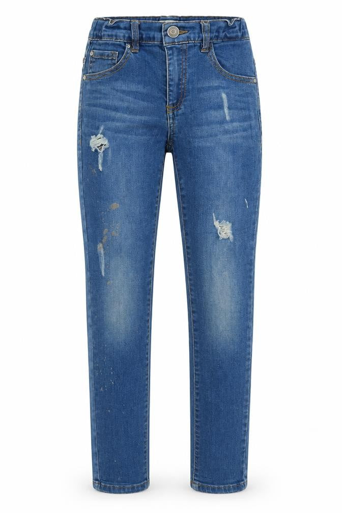 POP Girls Blue  Denim Skinny Jeans Size 10 Years