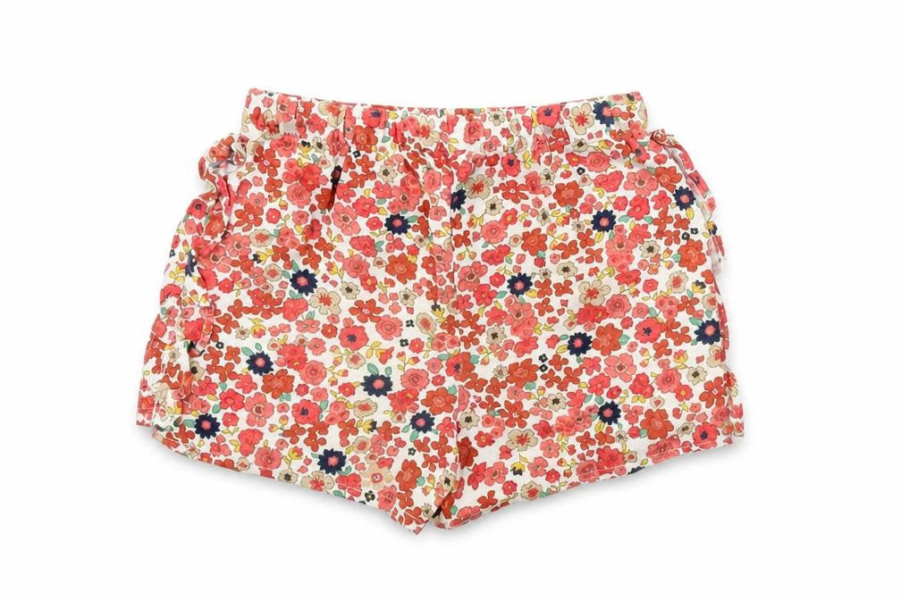 Matalan  Girls Red Floral  Cropped  Size 3-6 Months