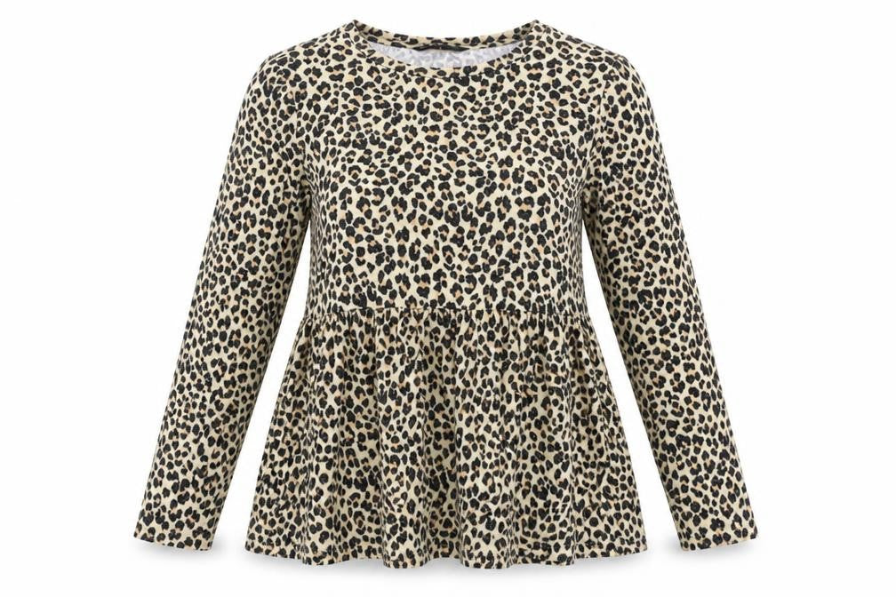 F&F  Womens Beige Animal Print  Pullover Jumper Size 12
