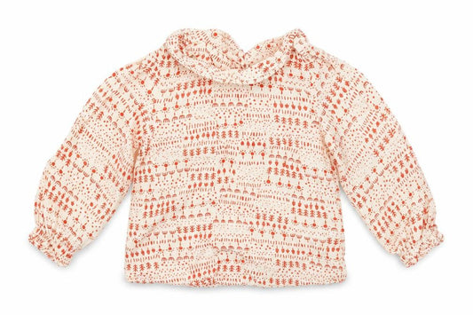 Front view of Marks & Spencer girls’ beige jumper, size 12-18, months