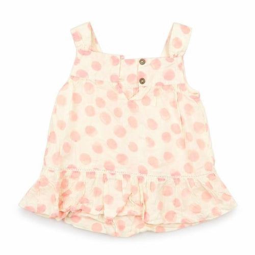 FRED & FLO Girls Beige Geometric  A-Line  Size 12-18 Months