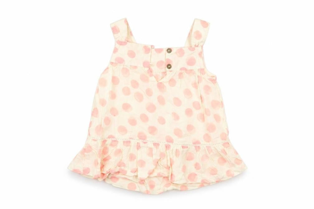 FRED & FLO Girls Beige Geometric  A-Line  Size 12-18 Months