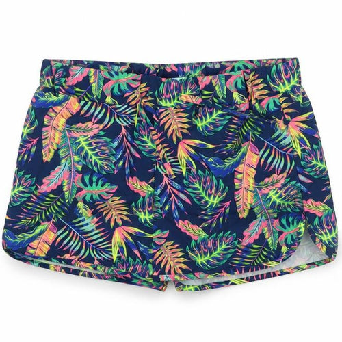 Primark Girls Blue Floral  Bermuda Shorts Size 10 Years