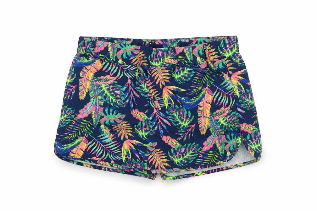 Primark Girls Blue Floral  Bermuda Shorts Size 10 Years