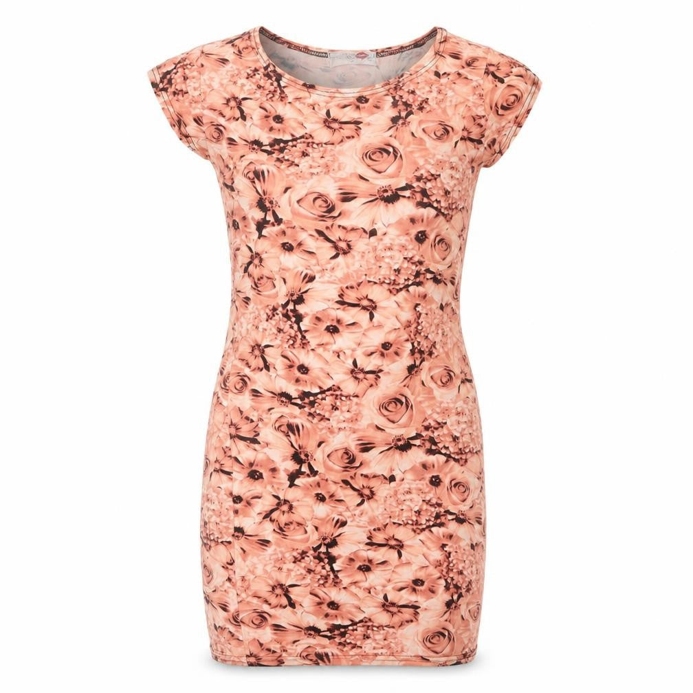 Minx Girls Orange Floral  Mini  Size 9 Years