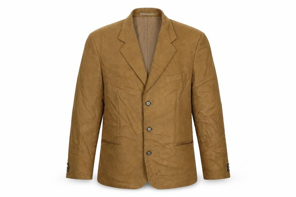 Front view of Di Caprio men’s beige jacket blazer, size 44
