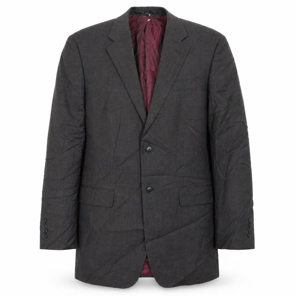 Front view of John Lewis men’s grey jacket blazer, size 38