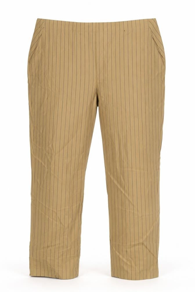 Autograph Womens Brown Striped  Trousers  Size 22 L31 in