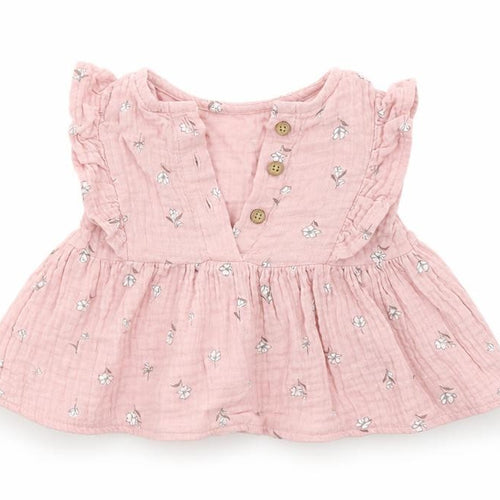 George Girls Pink Floral  A-Line  Size 0-3 Months