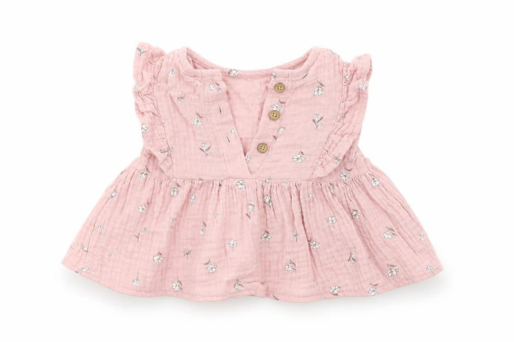 George Girls Pink Floral  A-Line  Size 0-3 Months