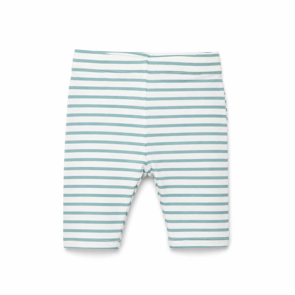 M&S Baby Green Striped  Cropped Trousers Size Newborn