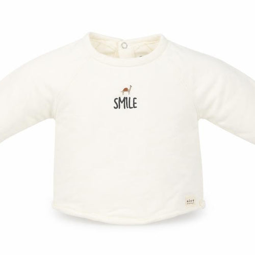 River Island Girls White   Pullover Jumper Size 6-9 Months  - smile