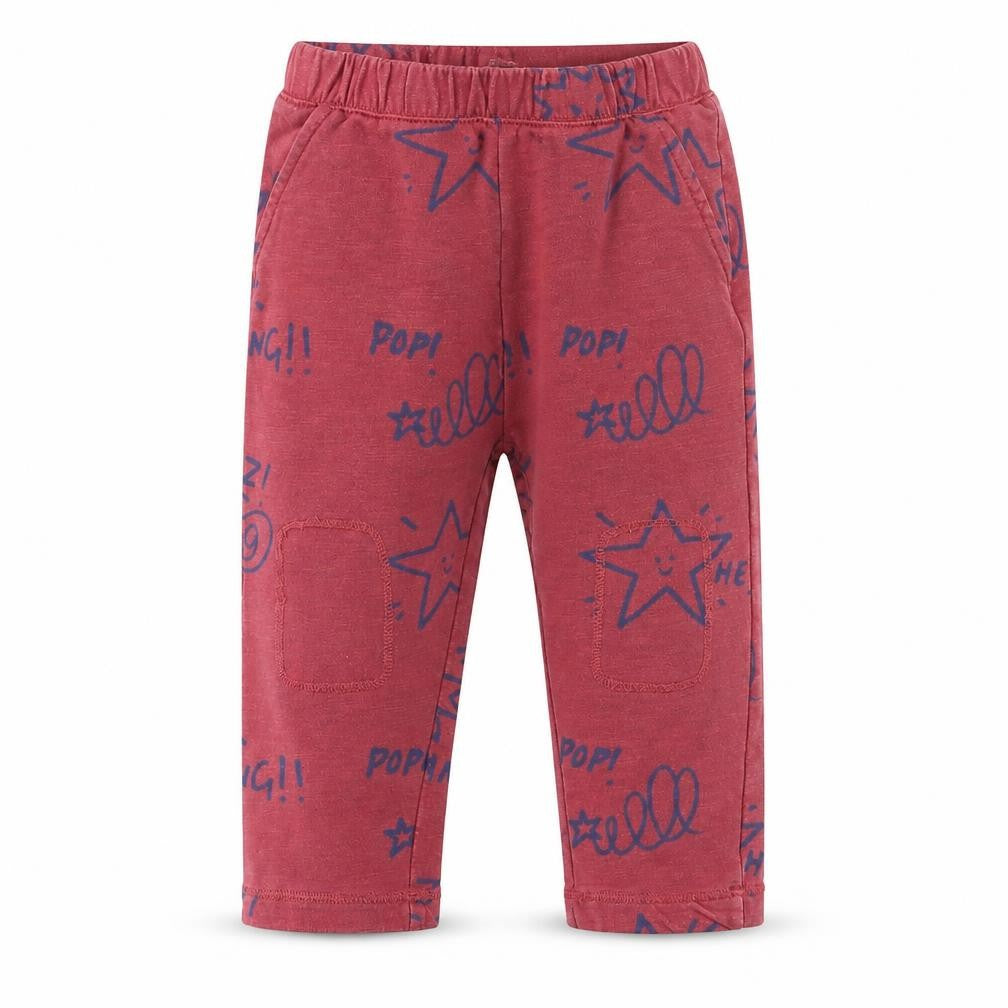 m&s Baby Red   Track Pants Trousers Size 9 Months