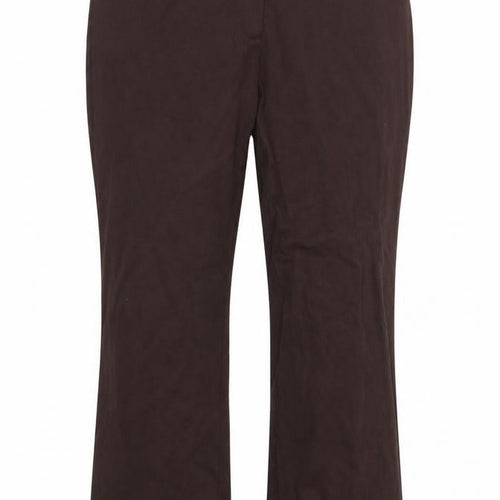 b&m Womens Brown   Trousers  Size 18 L24 in