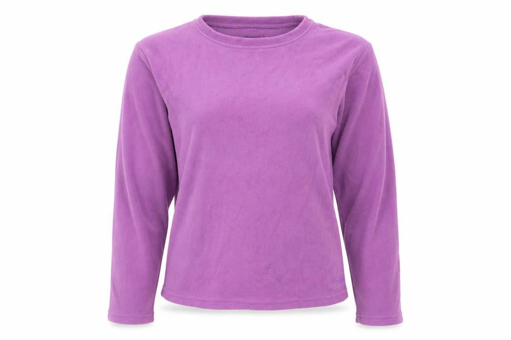 Front view of peter storn women’s purple jumper, size UK 34