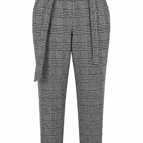Love Tree Womens Grey Plaid  Trousers  Size S L26 in